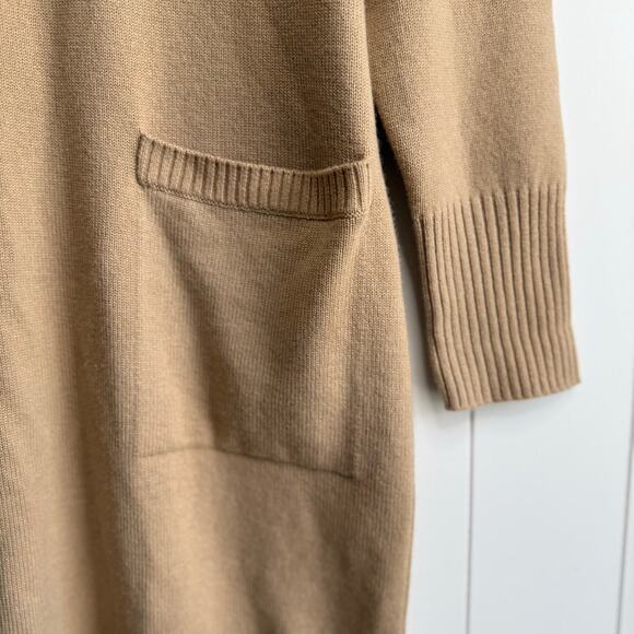 Athleta sweater dress cashmere merino wool knit turtleneck cozy Medium - Picture 3 of 10